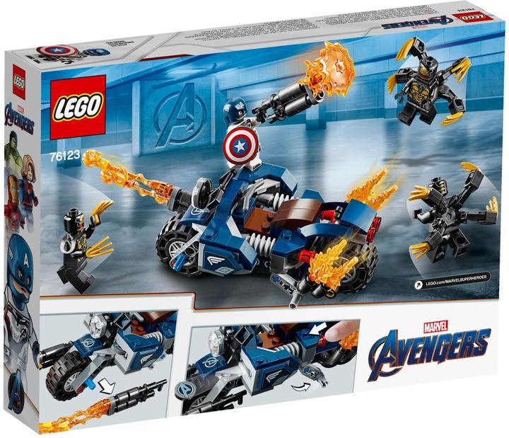 Produktbild LEGO Captain America: Outrider-Attacke (76123, LEGO Marvel)