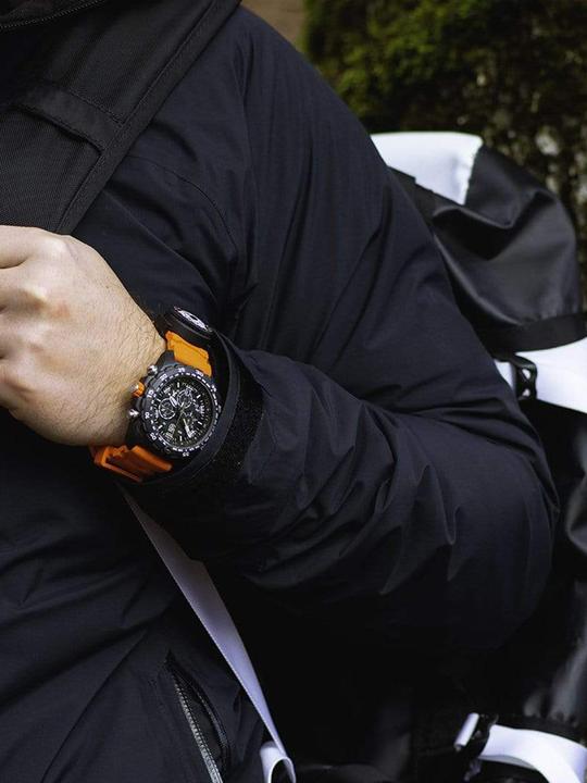 Actual product image Luminox Bear Grylls Survival Master 3740 Series (Analogue wristwatch, Swiss made, Chronograph, 45 mm)