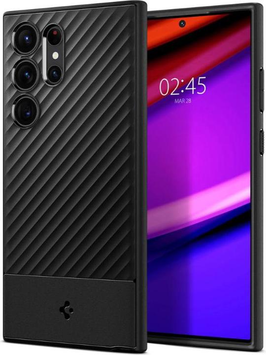 Produktbild Spigen Core Armor Case für S918B Samsung Galaxy S23 Ultra - black (Samsung Galaxy S23 Ultra)