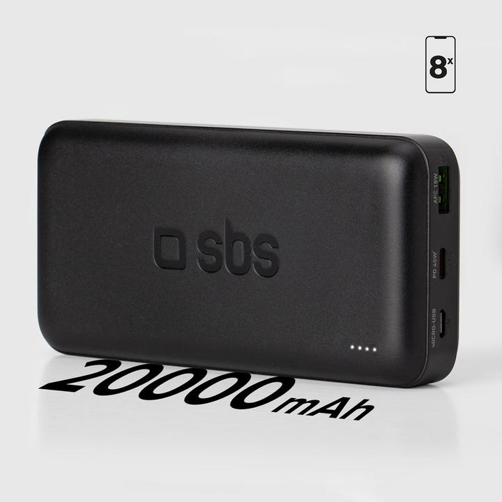 Produktbild SBS TTBB20000PD20K (20000 mAh, 20 W, 74 Wh)