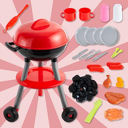 Image du produit Activity Board 24 PCS Barbecue Grill Enfants BBQ Cuisine Jouet avec accessoires de cuisson BBQ Jeu pour enfants