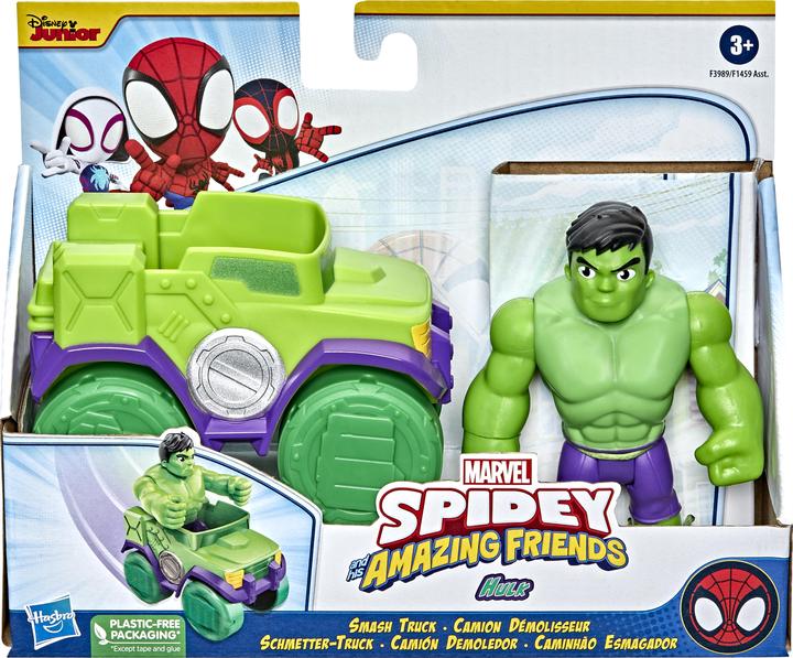 Produktbild Hasbro Hulk Action-Figur und Schmetter-Truck-Fahrzeug