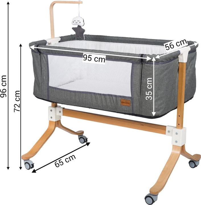 Actual product image Homitis Wooden Cradle