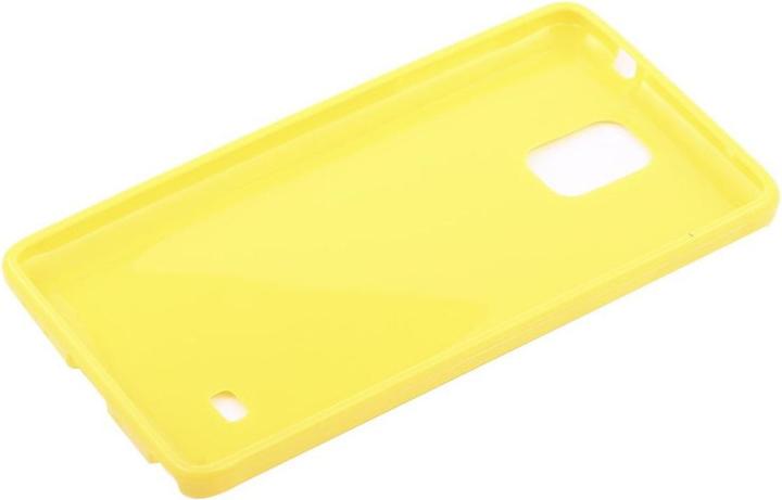 Produktbild König Design Schutzhülle TPU Case für Handy Samsung Galaxy Note 4 SM N910 Gelb (Samsung Galaxy Note 4)