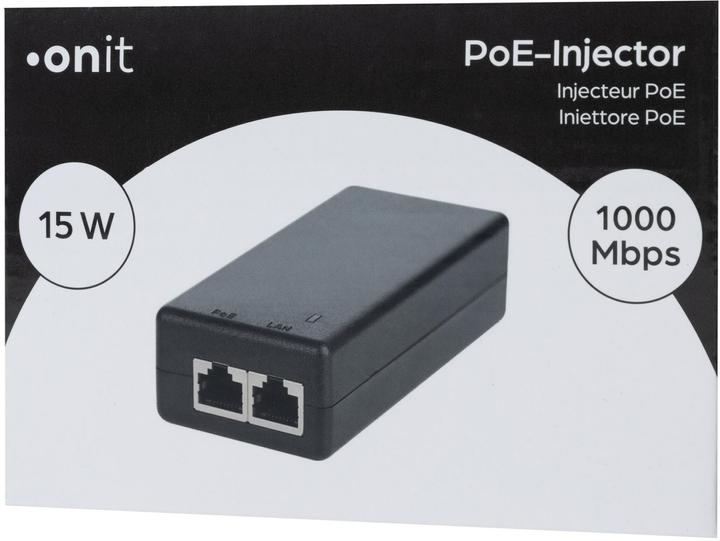 Image du produit Onit Injecteur PoE 15 W (802.3af (PoE), 15 W)