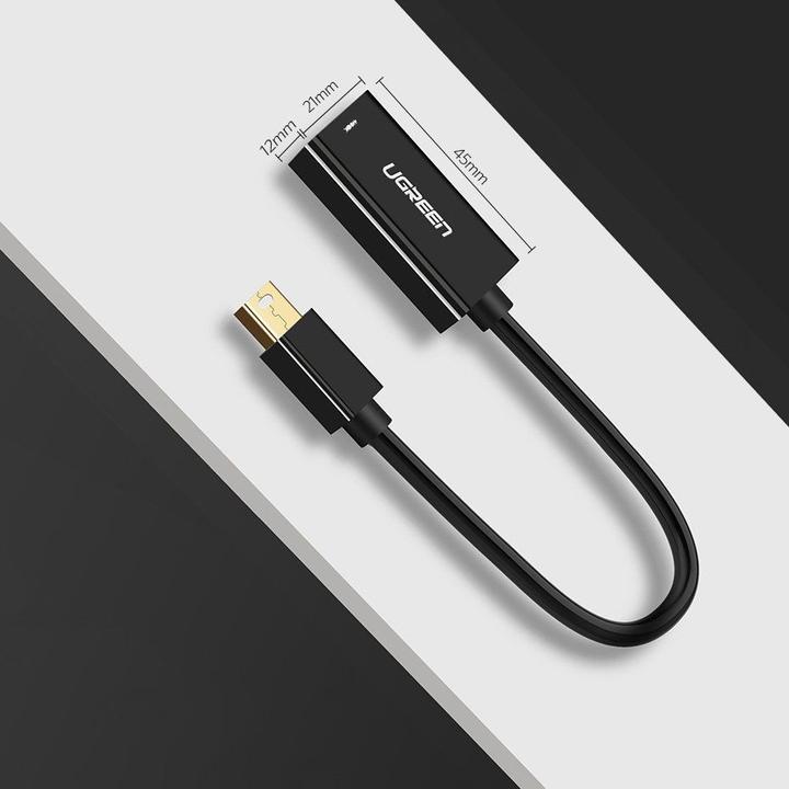 Produktbild Ugreen Mini Display Port zu HDMI Adapter Konverter 1080P (Mini DP, HDMI, 25 cm)