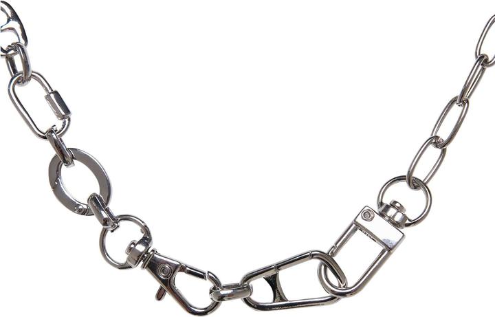 Urban Classics Various Fastener Necklace (50% Zink, 50% Eisen)