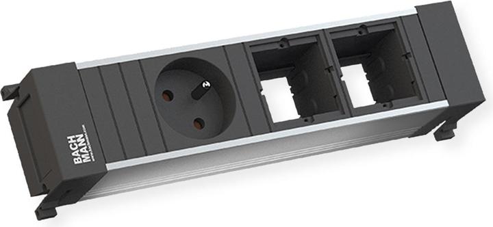 Actual product image Bachmann POWER FRAME - Power strip - AC 230 V (3 x, CEE 7/3, CEE 7/5, 0.20 m)