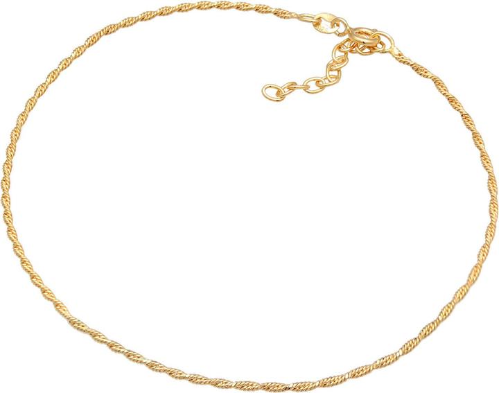 Elli Basic Fusskettchen (925er Sterling Silber, 22 cm)