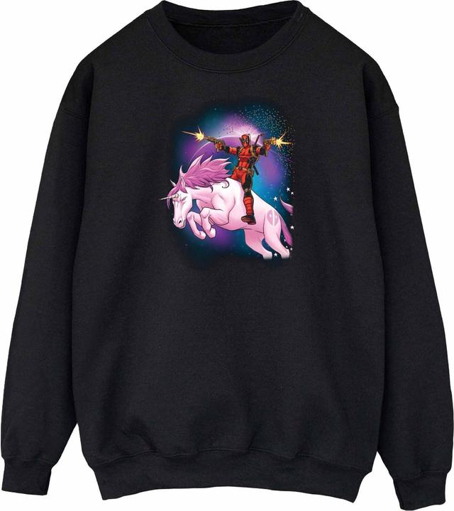 Produktbild Deadpool Space Unicorn Boyfriend Fit Sweatshirt (XL)