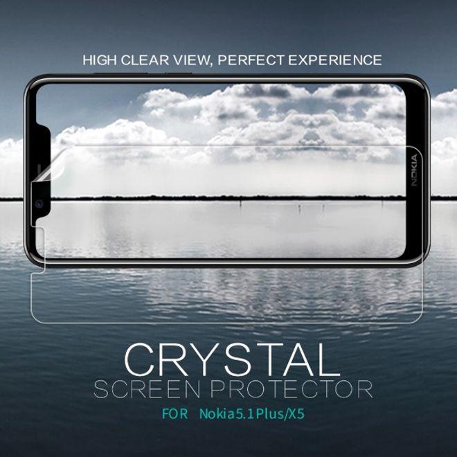 Actual product image Nillkin Super Clear Series Protective Film (1 Piece, Nokia 5.1 Plus)