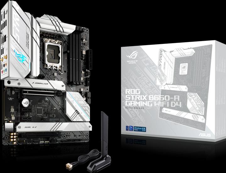 Actual product image ASUS ROG STRIX B660-A GAMING D4 (LGA 1700, Intel B660, ATX)