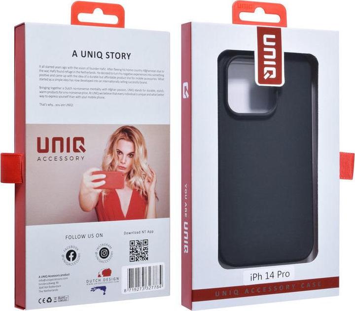Produktbild UNIQ Accessory Hülle iPhone 14 Pro - Hardcase Schutzhülle Silikon/TPU Matt (Apple iPhone 14 Pro)
