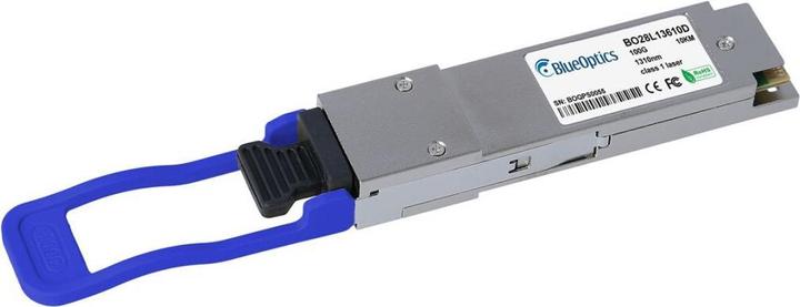 Actual product image BlueOptics Compatible Arista QSFP-100G-XCWDM4 BO28L13610D QSFP28 Transceiver, LC-Duplex, 100GBASE-LR4, Single