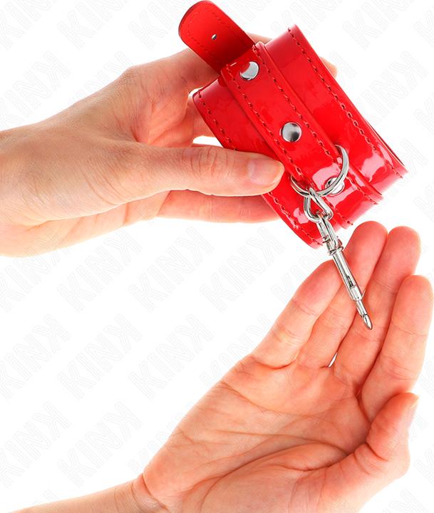 Produktbild Kink Glã„Nzende Handmanschetten Rot Verstellbar 23-33 cm