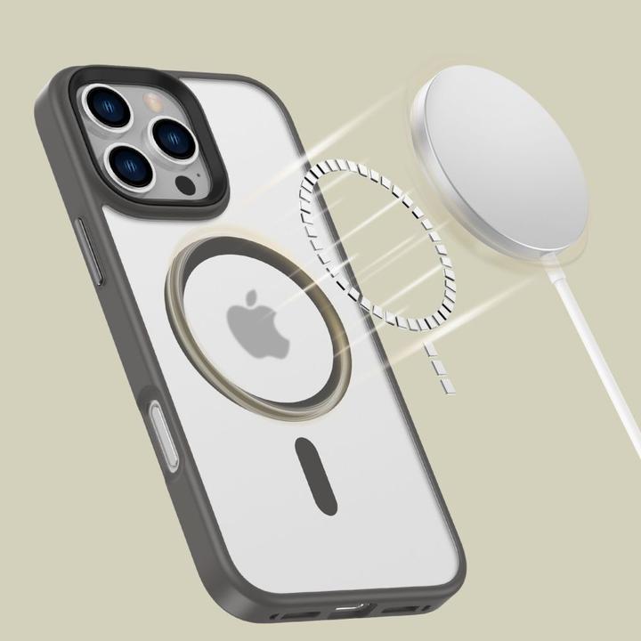 Image du produit Tech-Protect MagMat MagSafe case for iPhone 16 Pro Max - titanium (Apple iPhone 16 Pro Max)