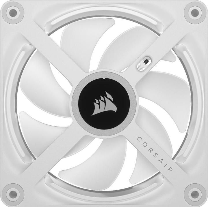 Immagine prodotto Corsair Ventola iCUE LINK QX120 RGB 120 mm PWM (bianca, starter kit) (120 mm, 3 x)