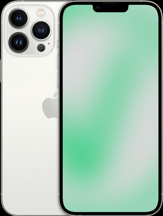 Produktbild Revendo iPhone 13 Pro Max (256 GB, Silber, 6.70", 16 Mpx, SIM + eSIM, B / Sehr gut)