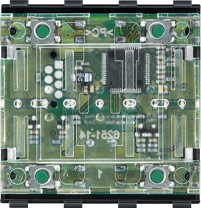 Immagine prodotto Merten 625299 Modulo pulsante KNX, 2-gang, Sistema M