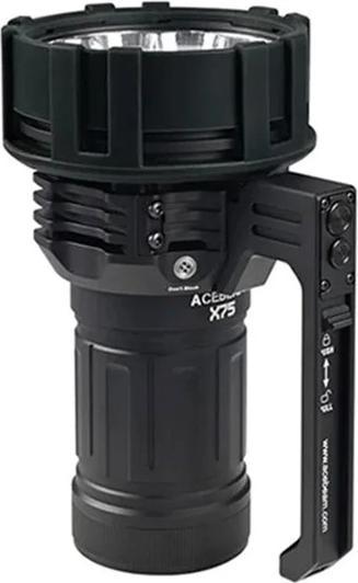 Produktbild AceBeam Latarka X75 70.2 5000K Czarna (17.60 cm, 80000 lm)