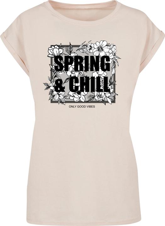 Actual product image Merchcode Ladies Spring And Chill Extended Shoulder Tee - 113645 (XS)