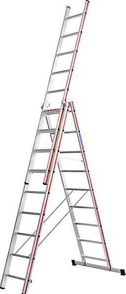 Produktbild Hymer-Leitern Allzweckleiter 4047/3x9 (Mehrzweckleiter)