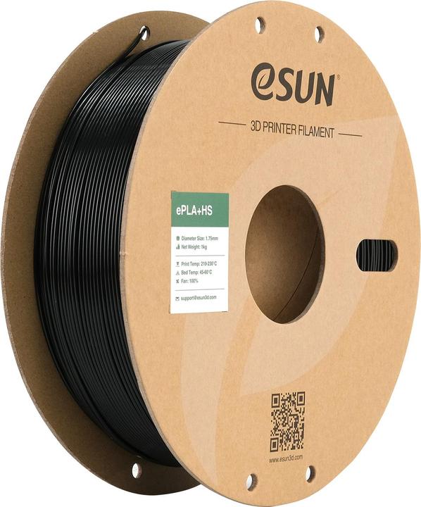 eSUN Epla+Hs (PLA+, 1.75 mm, 1000 g, Black)