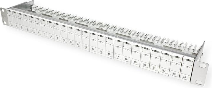 Actual product image Metz Connect BTR E-DAT module rack 24tlg 1HE lgr module rack for 24 single-shielded modules light gray