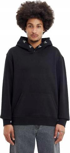 Actual product image Calvin Klein Jeans LOGO JACQUARD HOODIE, black(black), size XL (XL)