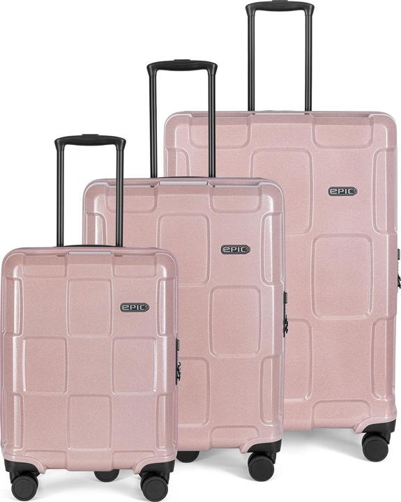 Epic Crate Reflex 4-Rollen Kofferset 3tlg. (218 l, XL (ab 115l))
