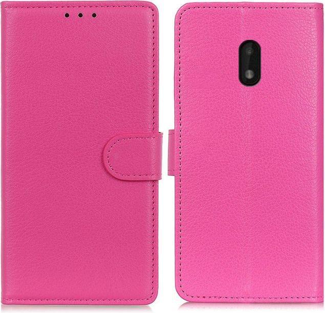 Actual product image MU Classic Litchi Leather Bookcover Series (Nokia C1 Plus)