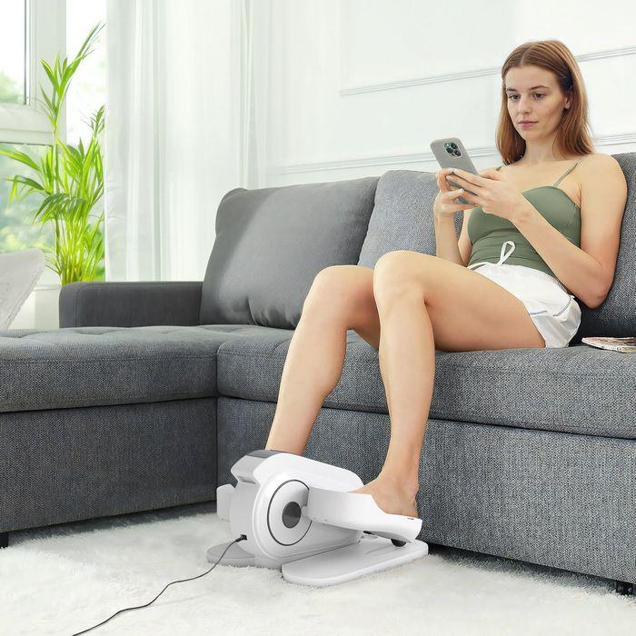 Produktbild Swisshandel24 Mini-Ellipsentrainer Untertisch Mini Crosstrainer für zuhause mit LCD-Monitor