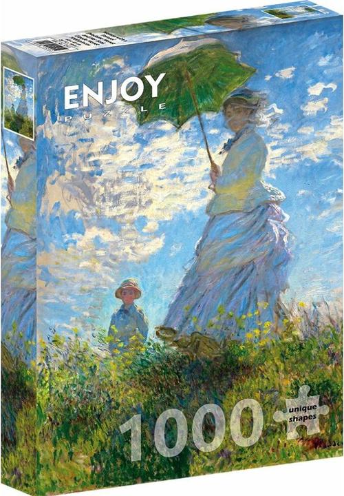 Produktbild Enjoy Puzzle ENJOY-1215 - Claude Monet: Frau mit Sonnenschirm, Puzzle, 1000 Teile (1000 Teile)