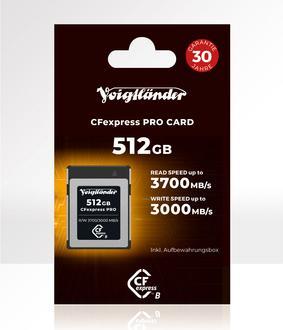 Voigtländer CFexpress Professional 512GB Typ-B (512 GB, CFexpress Typ B)