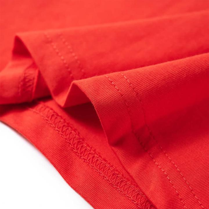 Immagine prodotto VidaXL Camicia da bambino a maniche lunghe rosso 140,Materiale: 100 % cotone,Colore (140)