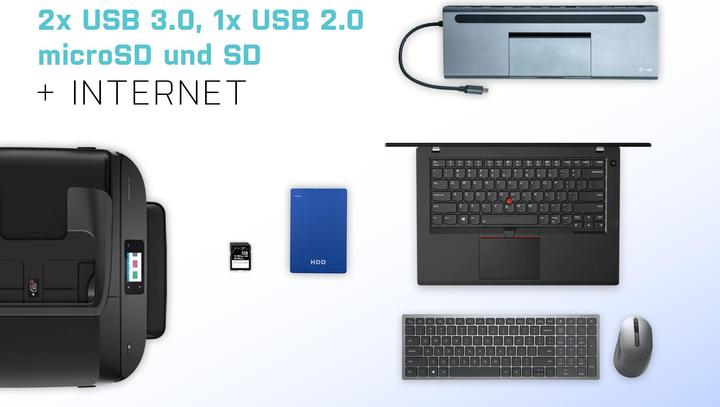 Actual product image i-tec Triple Dock (USB-C, 2 Ports)