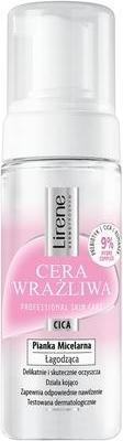 Actual product image Lirene Soothing Micellar Foam For Sensitive Skin 150ml (Foam, 150 ml)