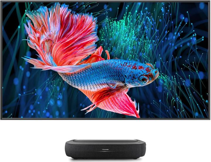 Produktbild Hisense 100L9HD inkl. 100" ALR Daylight Leinwand (4K, 3000 lm, 0.25:1)