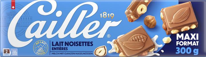 Produktbild Cailler Tafelschokolade Milch Haselnuss 300 g (300 g)