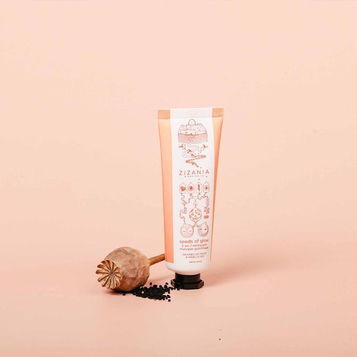 Produktbild Zollinger Bio Gesichtspflege Zizania, Seeds of Glow 50 ml (3 in 1 Gesichtsmaske) (50 ml)