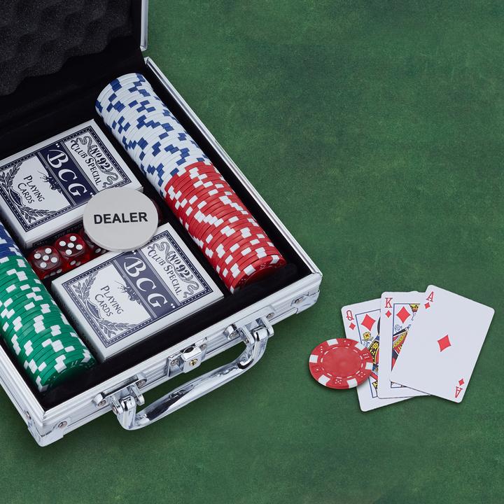 Produktbild Relaxdays Pokerkoffer (Französisch)