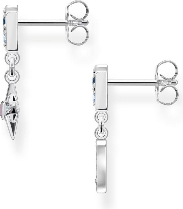 Productafbeelding Thomas Sabo Oorbellen Royalty Ster & Maan (925 zilver)