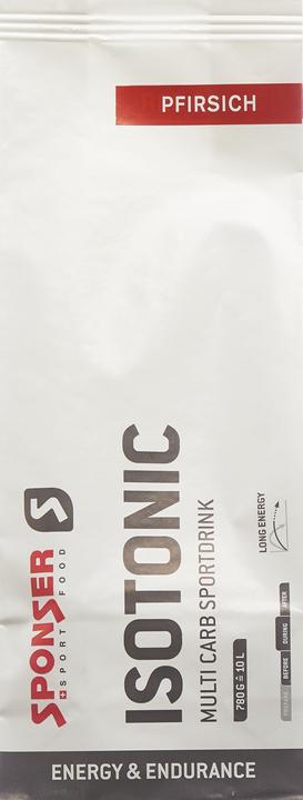 Actual product image Sponser Isotonic (Peach, 1 x)