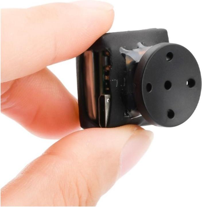 Immagine prodotto Apfelkiste Ultra Mini Knopf Kamera, Full HD 1080p, Akku, Micro SD, 2x2cm, schwarz