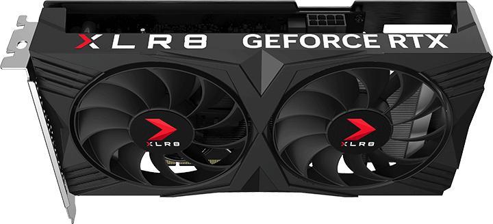Actual product image PNY RTX4060 VERTO XLR8 Gaming OC 8GB GDDR6 HDMI 3xDP (8 GB)