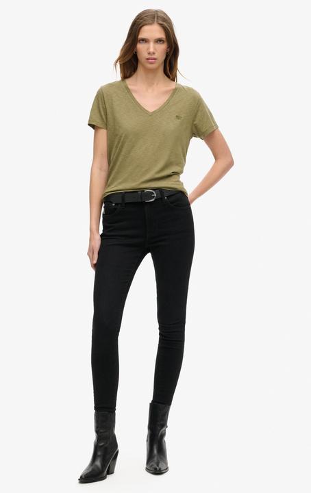 Actual product image Superdry Studios Slub Emb Vee Tee (14)