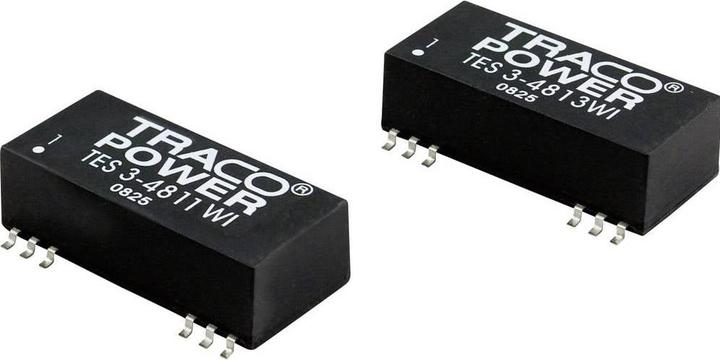 Produktbild TracoPower TES 3-4823WI DC/DC-Wandler, SMD 48 V/DC 15 V/DC, -15 V/DC 100 mA 3 W