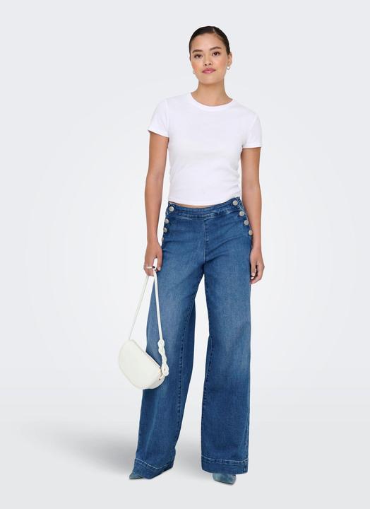 Actual product image Only ONLMADISON Hohe Taille Weiter Beinschnitt Jeans Jeans mit weitem Bein (W32/L30)