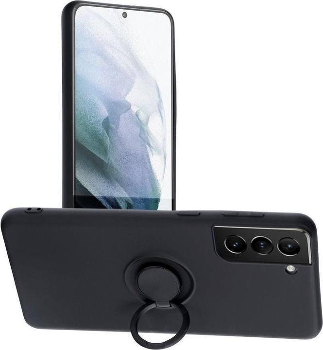 Produktbild OEM Back panel cover SILICONE RING case for SAMSUNG S20 FE / S20 FE 5G black (Samsung Galaxy S20 FE 5G)