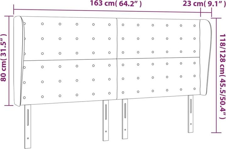 Immagine prodotto VidaXL Olova (163 x 23 x 128 cm)